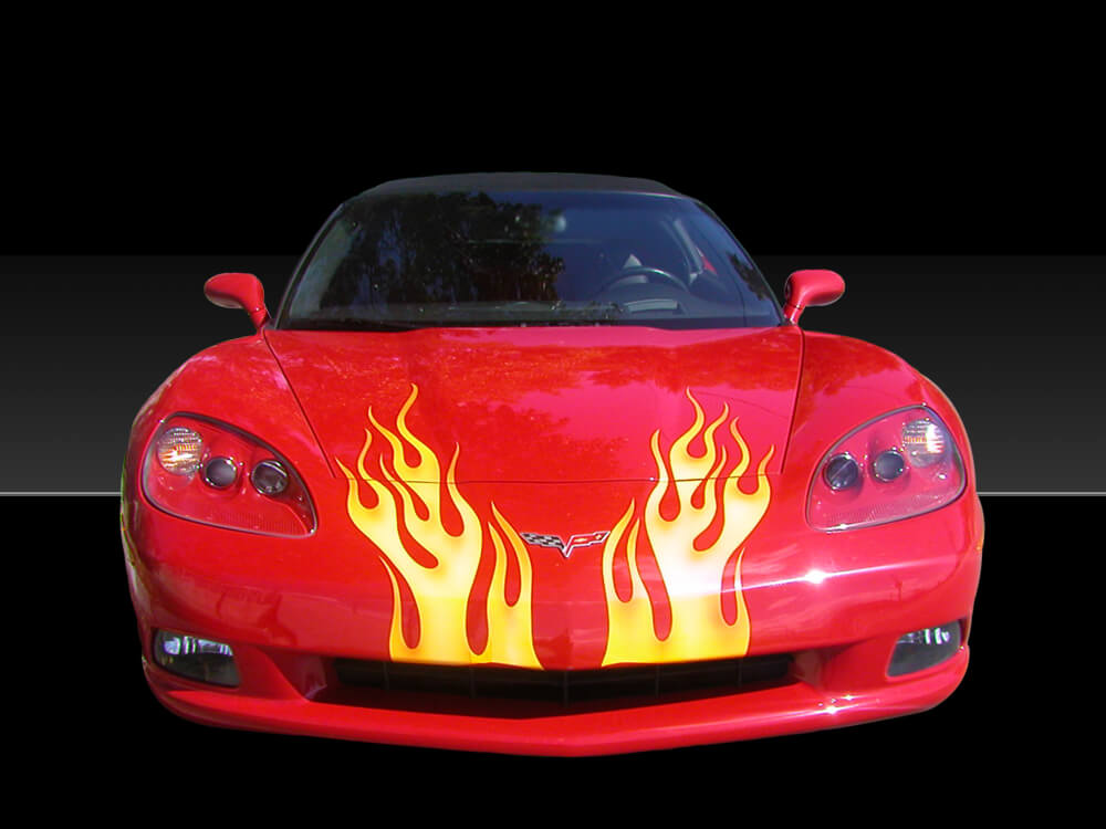 Corvette vehicle wrap