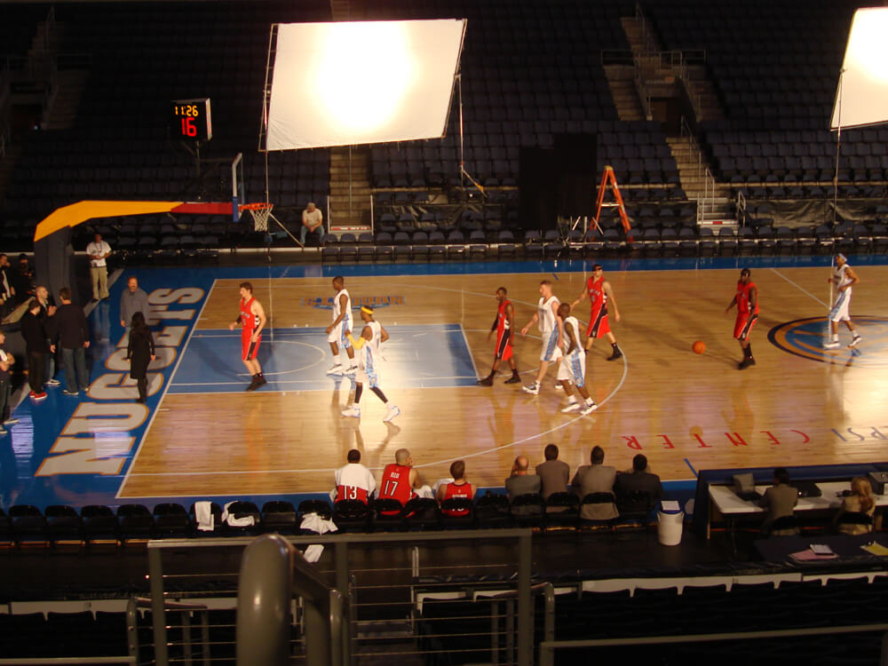 BB Courts floor graphic