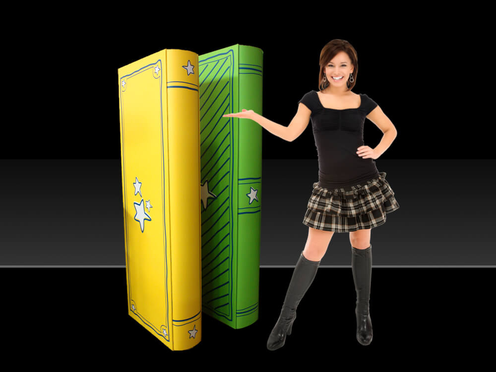 Giant book props