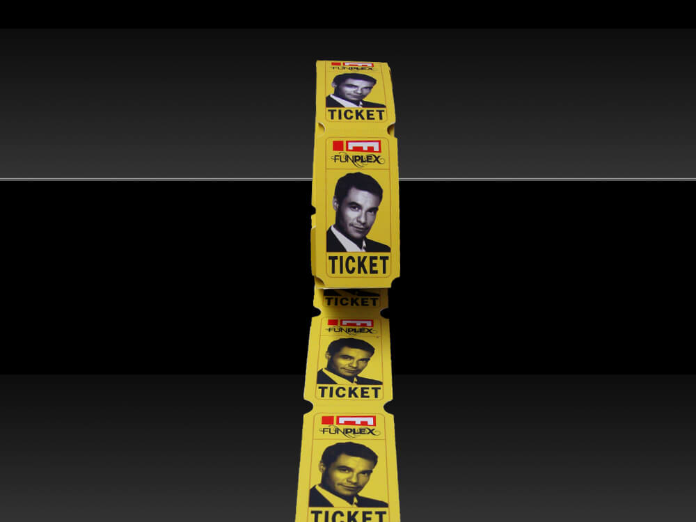E! Funplex ticket design