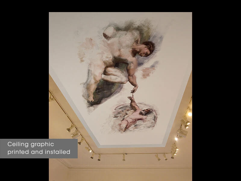 Sistine Chapel ceiling graphic