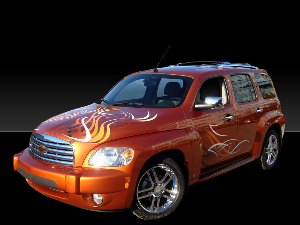 PT Cruiser vehicle wrap