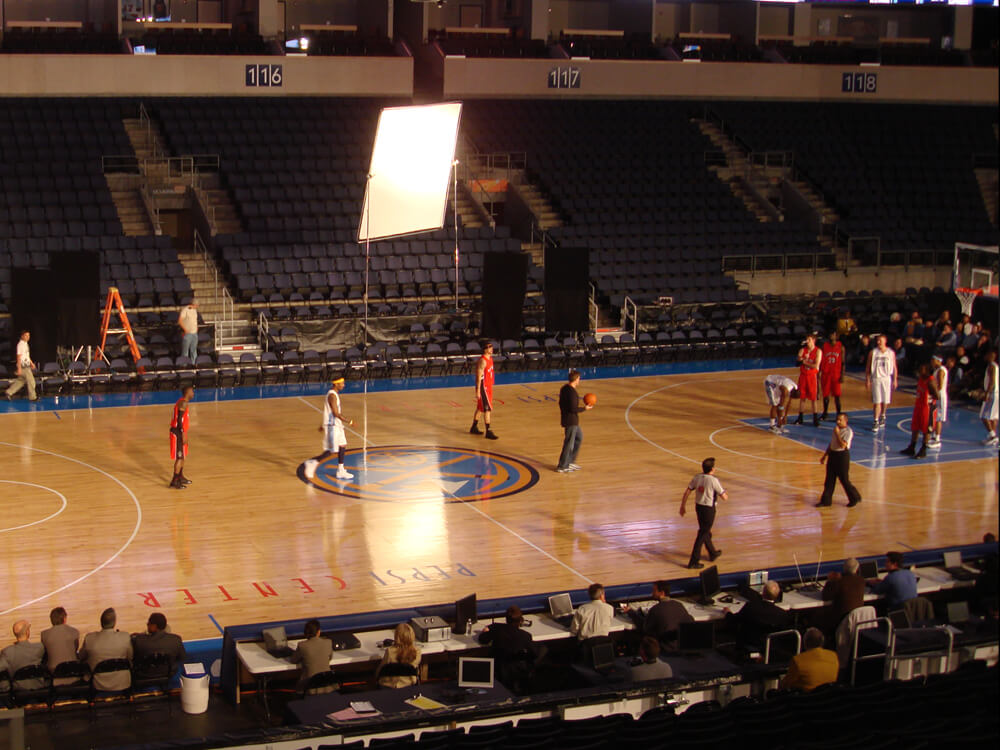 BB Courts floor graphic