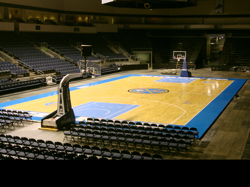 BB Courts floor graphic