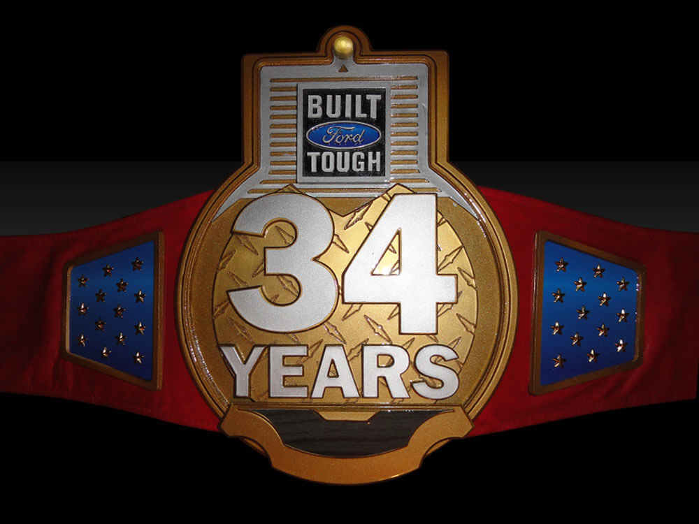 Built Ford Tough belt
