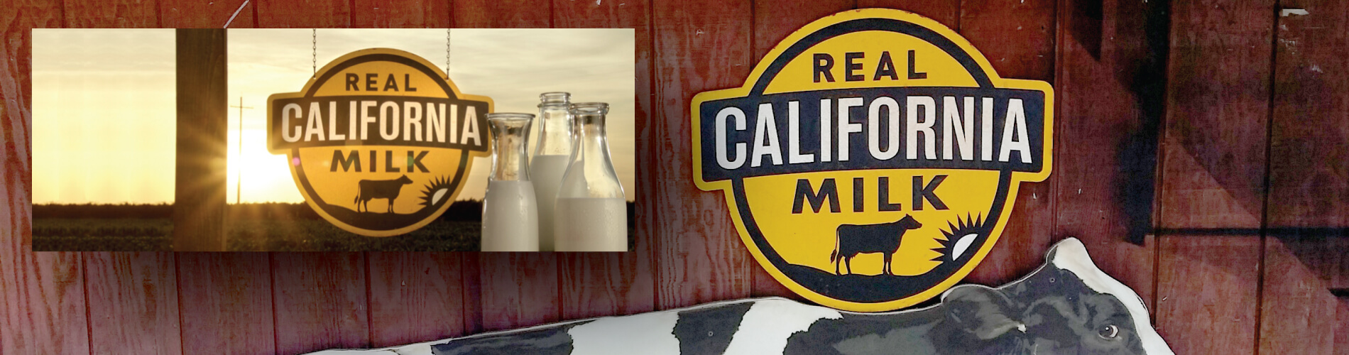 Real California Milk sign