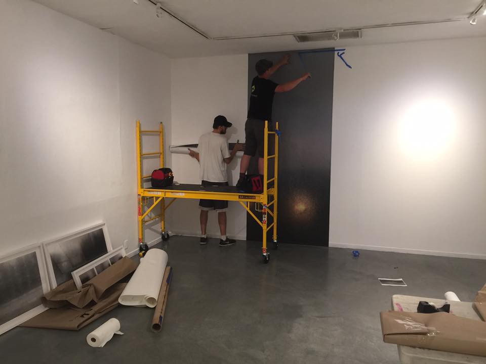 Wall Mural for Gallery install