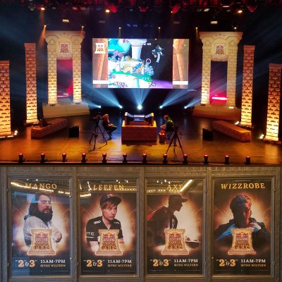 We fabricated and installed all these custom graphics for the "Red Bull Smash Gods and Gate Keepers" event at the historic Wiltern theatre.