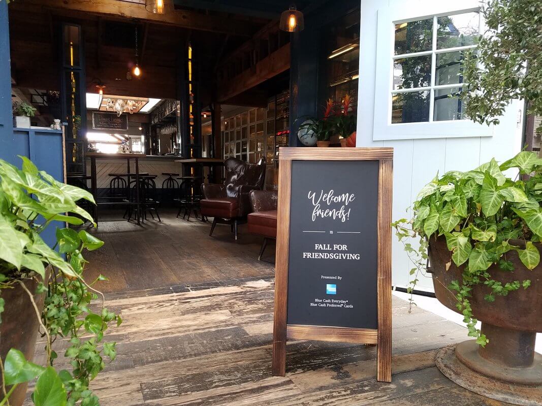 We printed these menus and signage for an American Express Friendsgiving celebration
