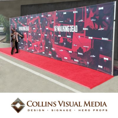 The Walking Dead Media Wall