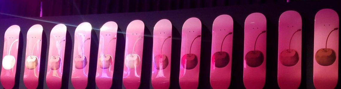 Cherry Baby Skateboard Wall