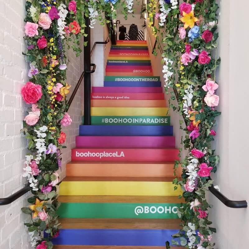Awesome BooHoo stairs!