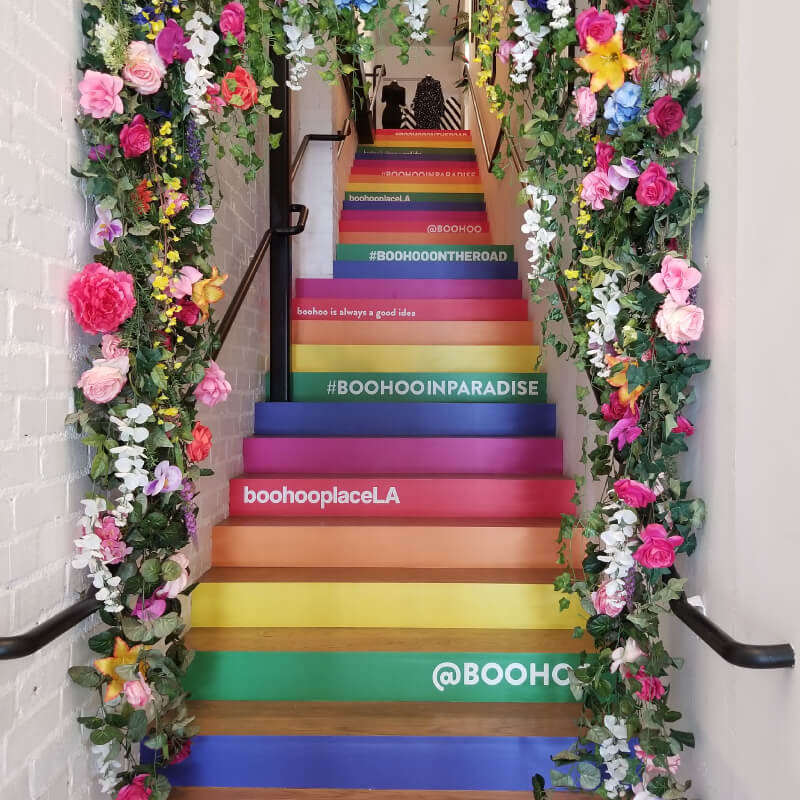 Awesome BooHoo stairs!